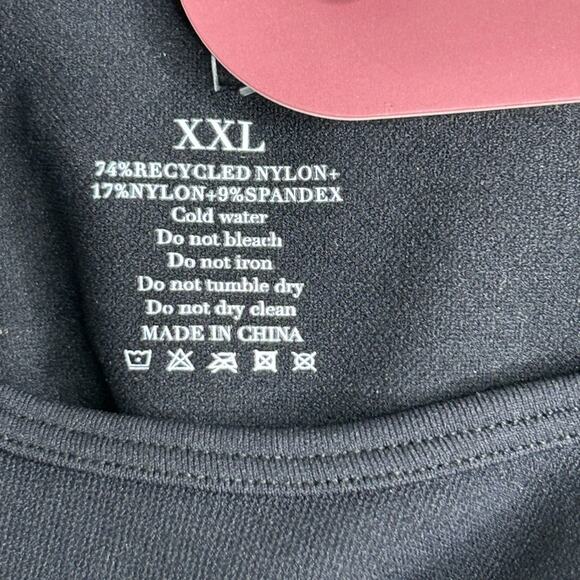 Cosmolle AirWear Long Sleeve & High-Waist Legging Set Black Size XXL NWT - Picture 10 of 13